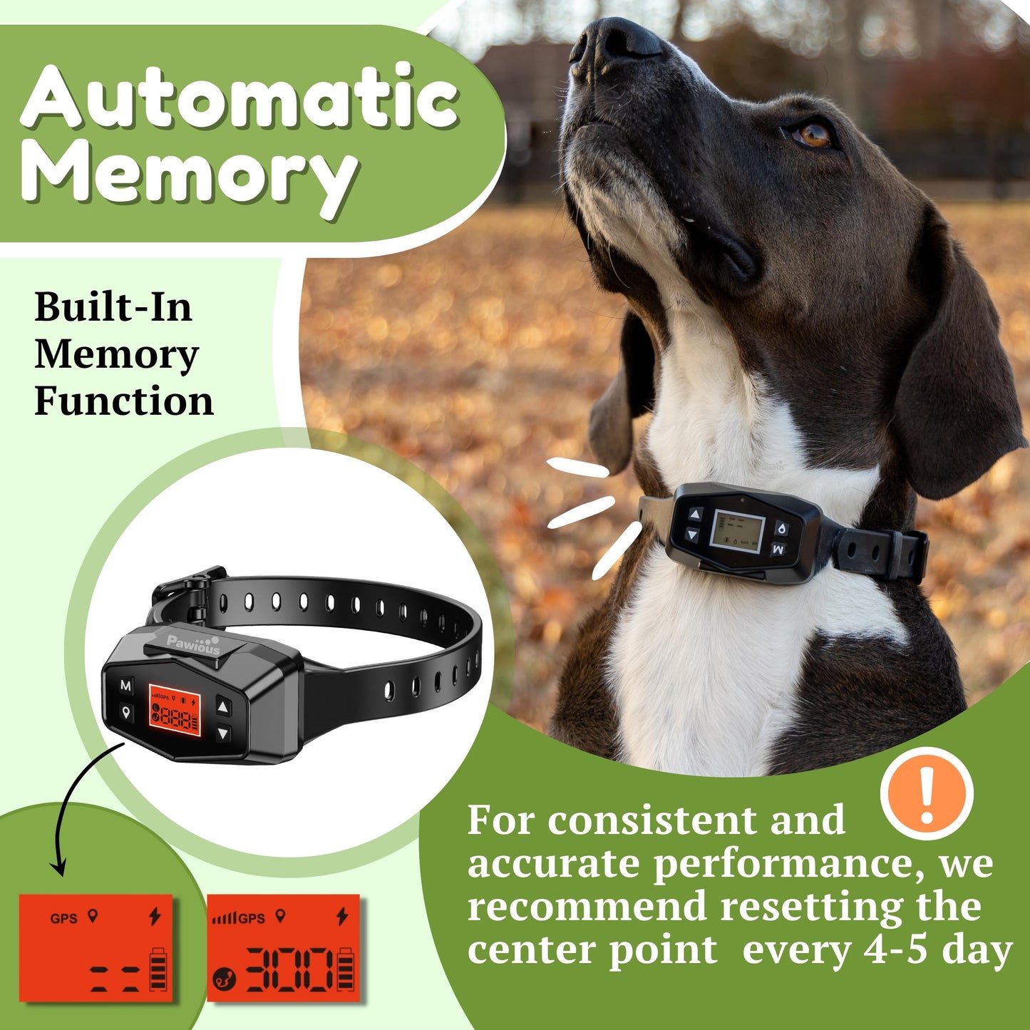 GPS Dog Fence - Wireless Fence for Dogs, from 33 up to 1000 Yards Coverage Area
