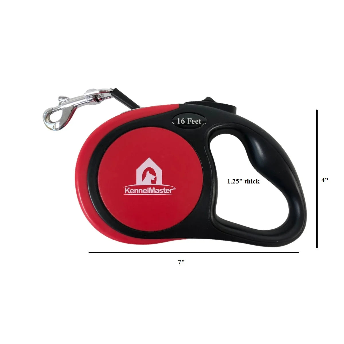 Retractable Dog Leash, Blue, Medium, 16 Feet